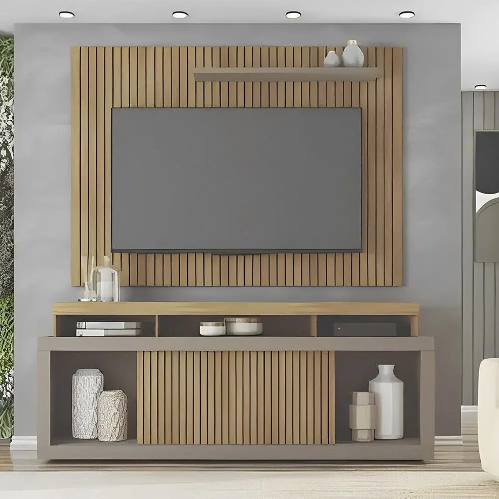 Rack com Painel para Tv até 70 Polegadas Buriti Caemmun New Oscar, , large image number 3