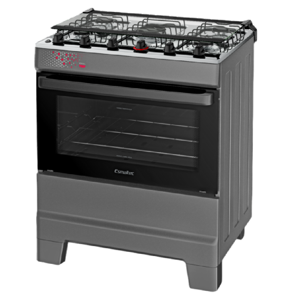 Fogão 5 bocas Esmaltec Mesa de Inox Titânio Ideal Top T5IAB 4122, , large image number 2
