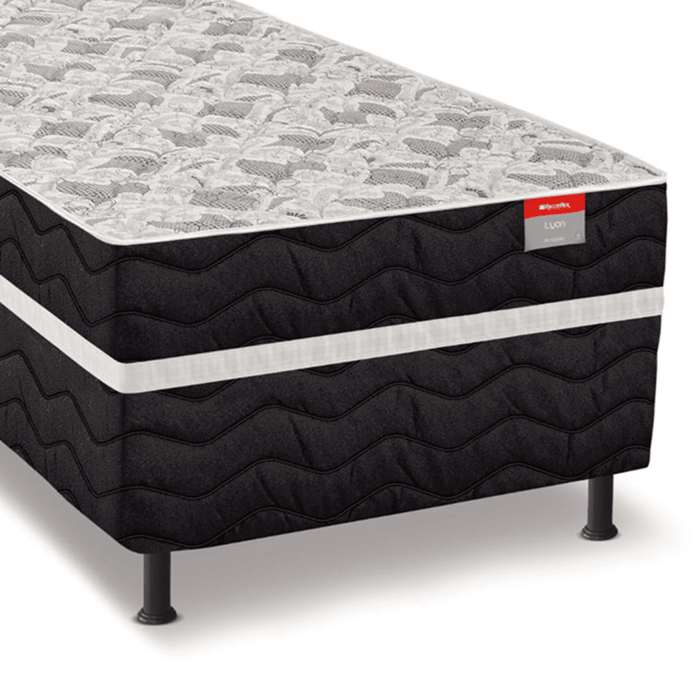 Cama Box Conjugada Solteir&atilde;o Espuma D28 Lyon 188x88x55 cm Reconflex, , large image number 2