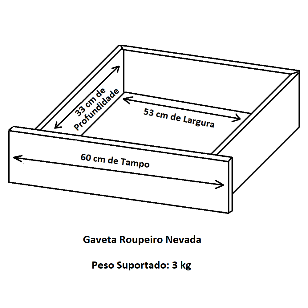 Guarda-Roupa Casal 10 Portas 4 Gavetas Freijo/Off White Avelan Nevada, , large image number 4