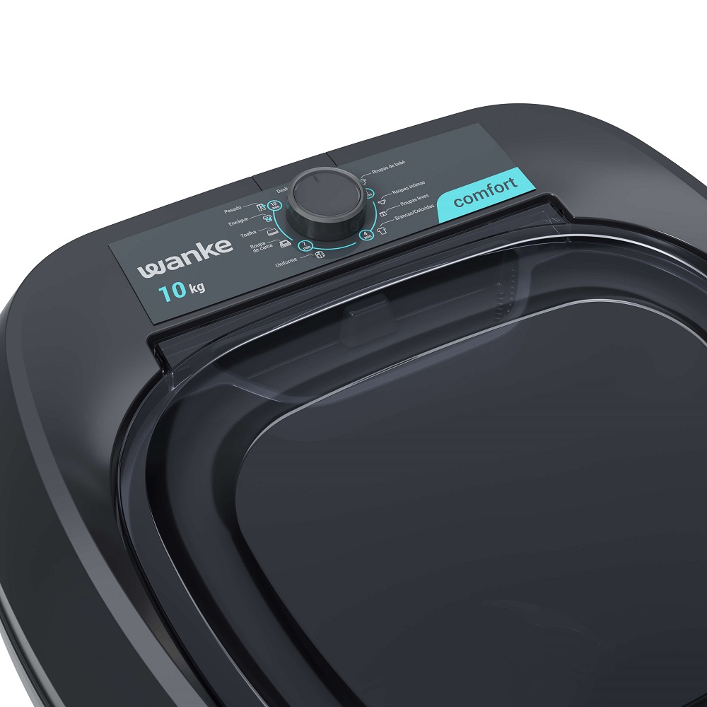 Tanquinho de Lavar Roupas Wanke 10kg 220V LWBE100T - Preto, , large image number 4