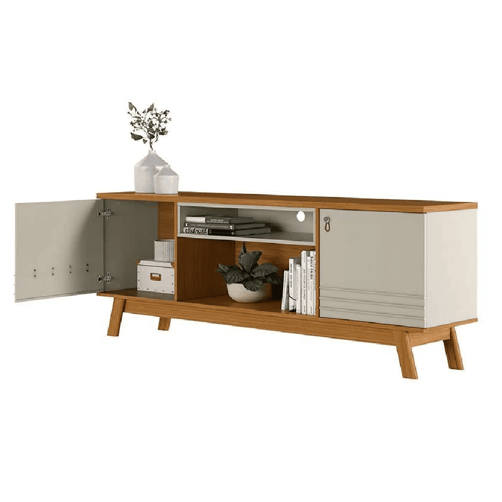 Rack para Tv at&eacute; 75 Polegadas Nature/Off White Linea Colorado, , large image number 2