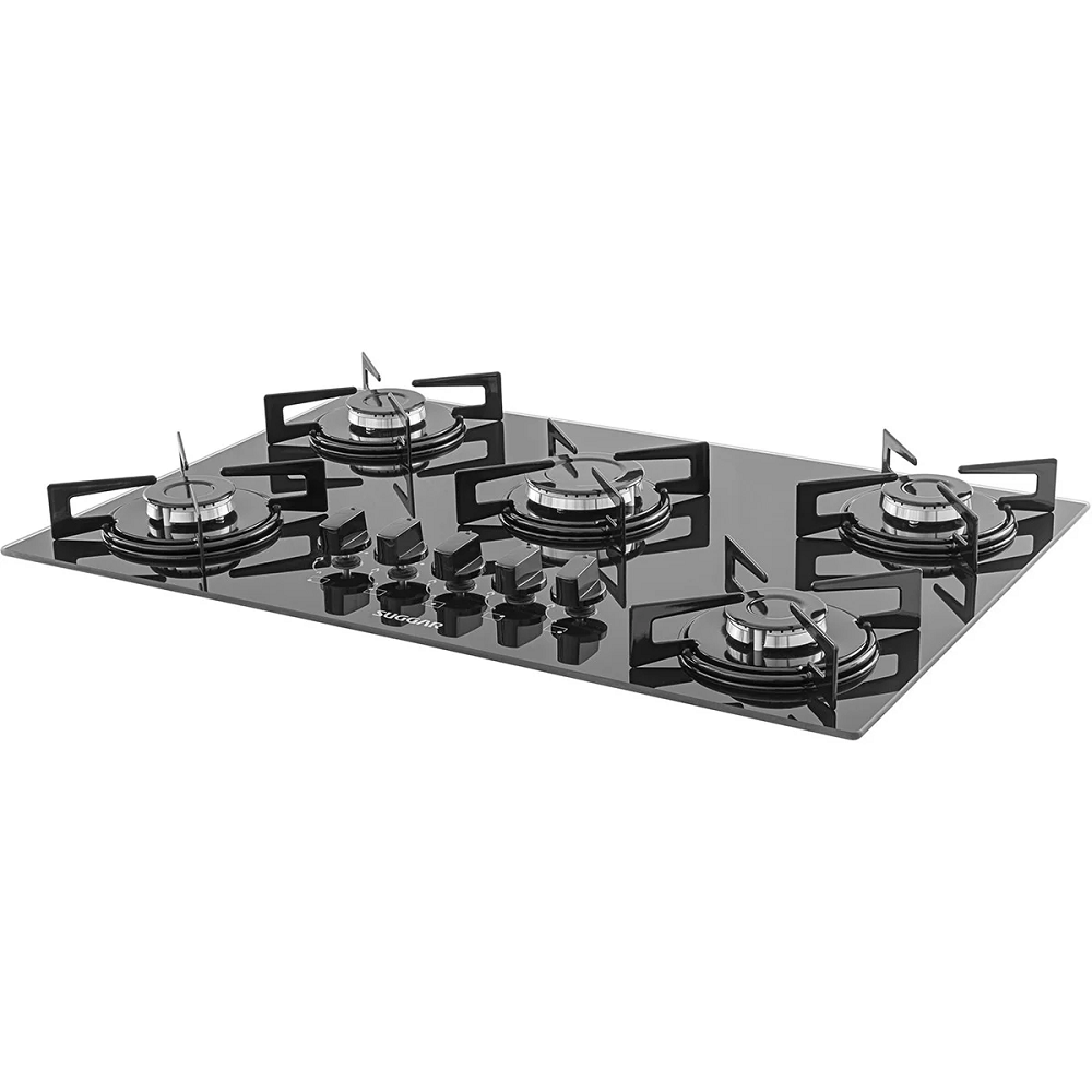 Cooktop 5 Bocas Suggar Mesa de Vidro Bivolt FG5005VP, , large image number 1