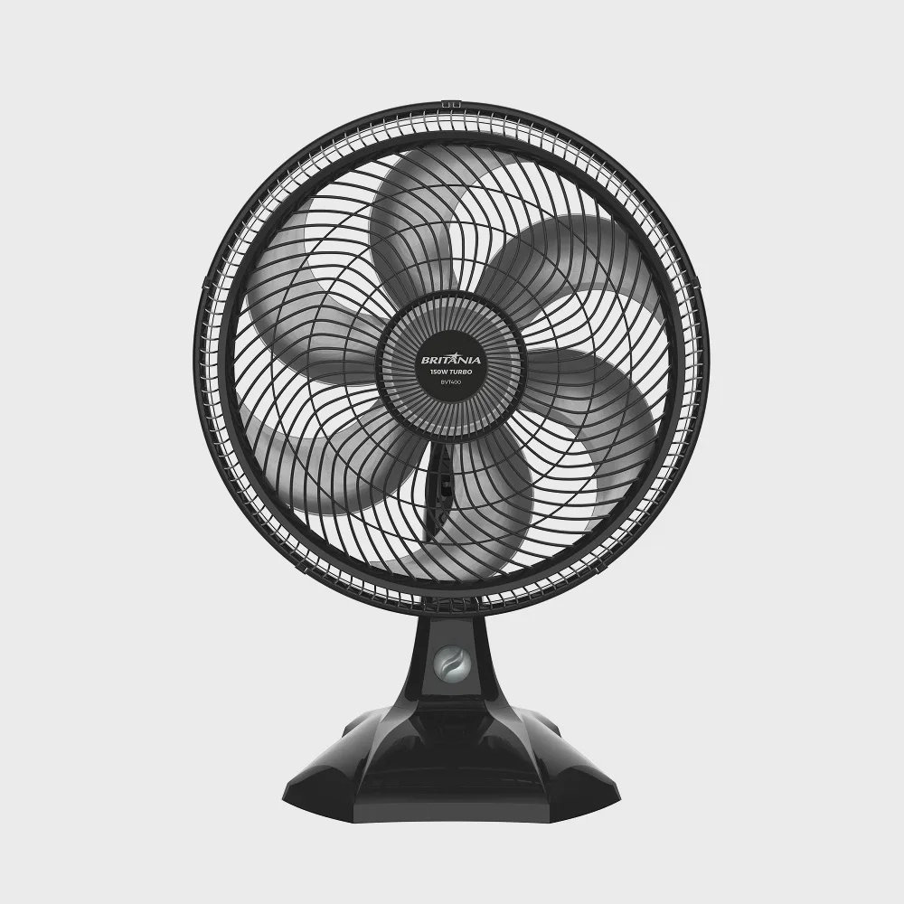 Ventilador de Mesa Britânia 40 cm 6 Pás 2 em 1 150W 220V BVT400 Maxx Force Preto, , large image number 0