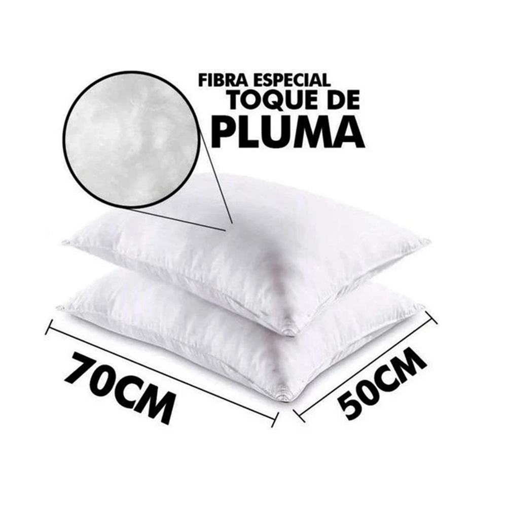 Travesseiro Ortobom Percal 200 Plus 200 Fios 70x50 Branco, , large image number 3
