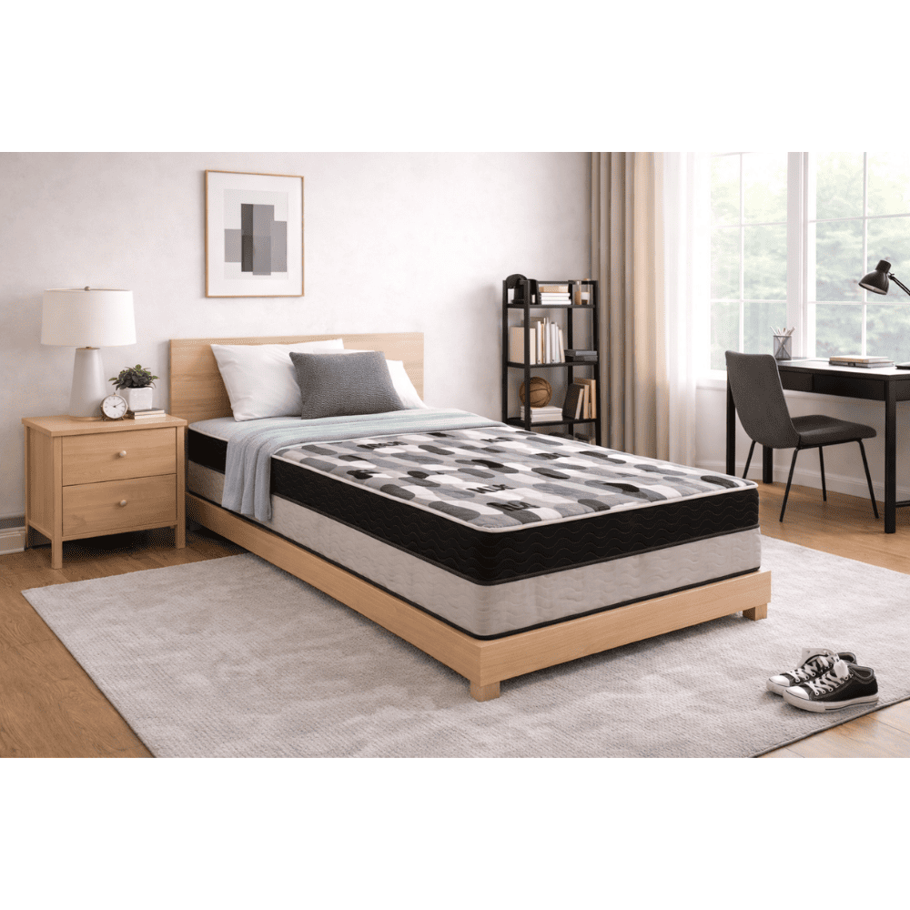 Colch&atilde;o Solteiro ISO Dupla Face Espuma D-28/33 + Placa EPS 88x188x20cm Ortobom, , large image number 1