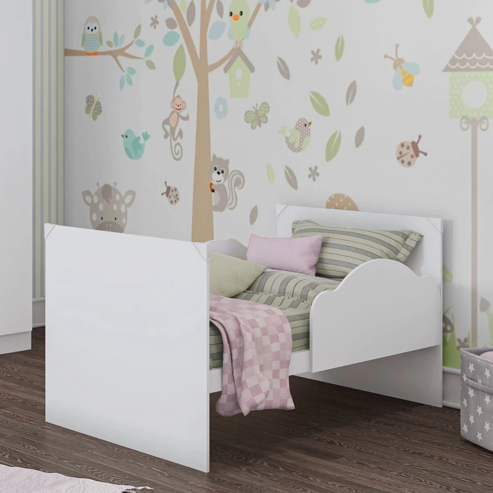 Berço Mini Cama Yupe Branco 70x130 Estrela, , large image number 1