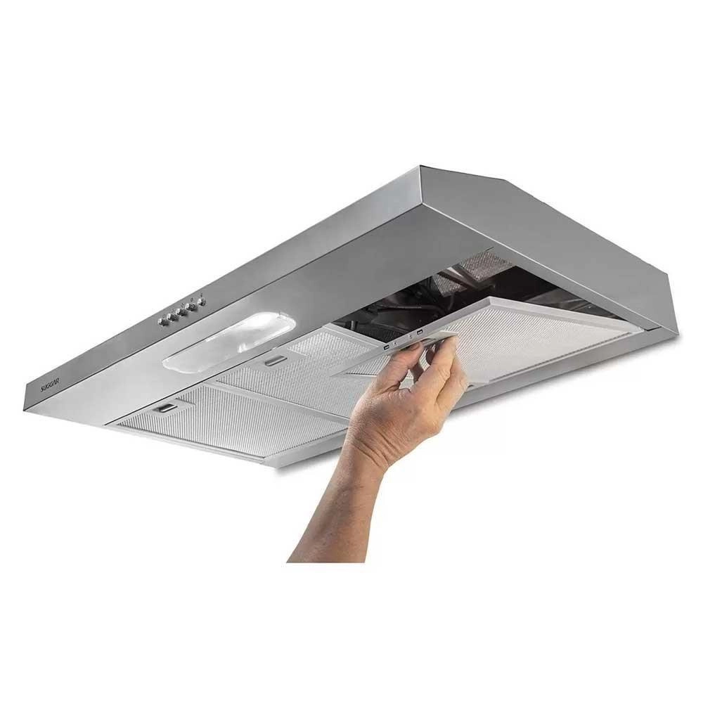 Depurador de Ar Suggar Slim 3 Velocidades DPS182IX 80cm Inox 220V, , large image number 3