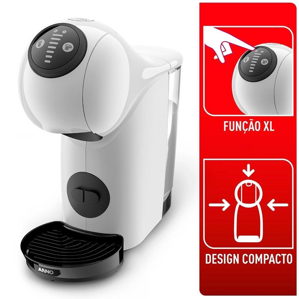 Cafeteira Expresso Arno Dolce Gusto PJ2401B2 Branca 1350W, , large image number 4