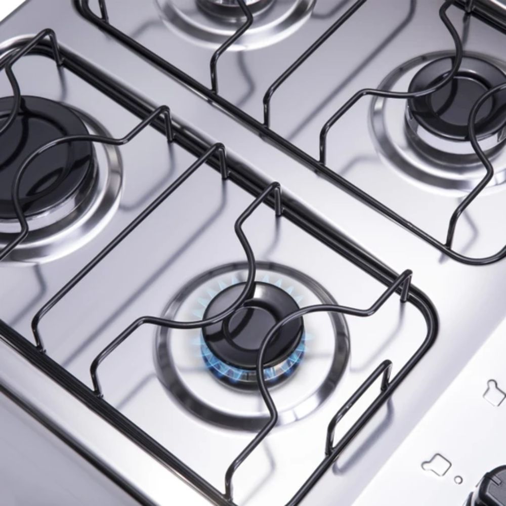 Fogão 4 Bocas Dako Acendimento Automático Mesa de Inox Branco Bivolt Supreme, , large image number 4