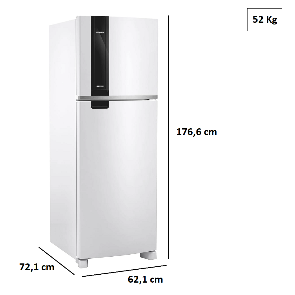 Geladeira Frost Free Brastemp 2 Portas Branca 385L Inverter 220V BRM46MBBNA, , large image number 8