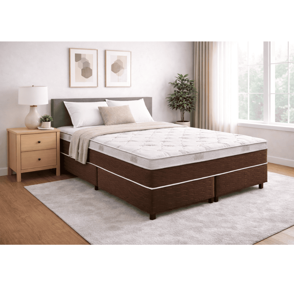 Colch&atilde;o Queen Espuma D26 Molas Ensacadas Real Firm 198x158x33 Cm Umaflex, , large image number 1