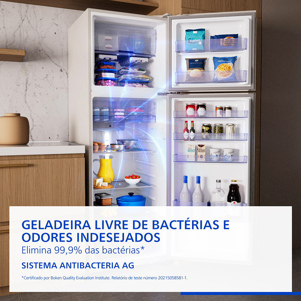Geladeira Panasonic Frost Free 2 Portas Branca 391L 220V BT44PV3WB Inverter, , large image number 2