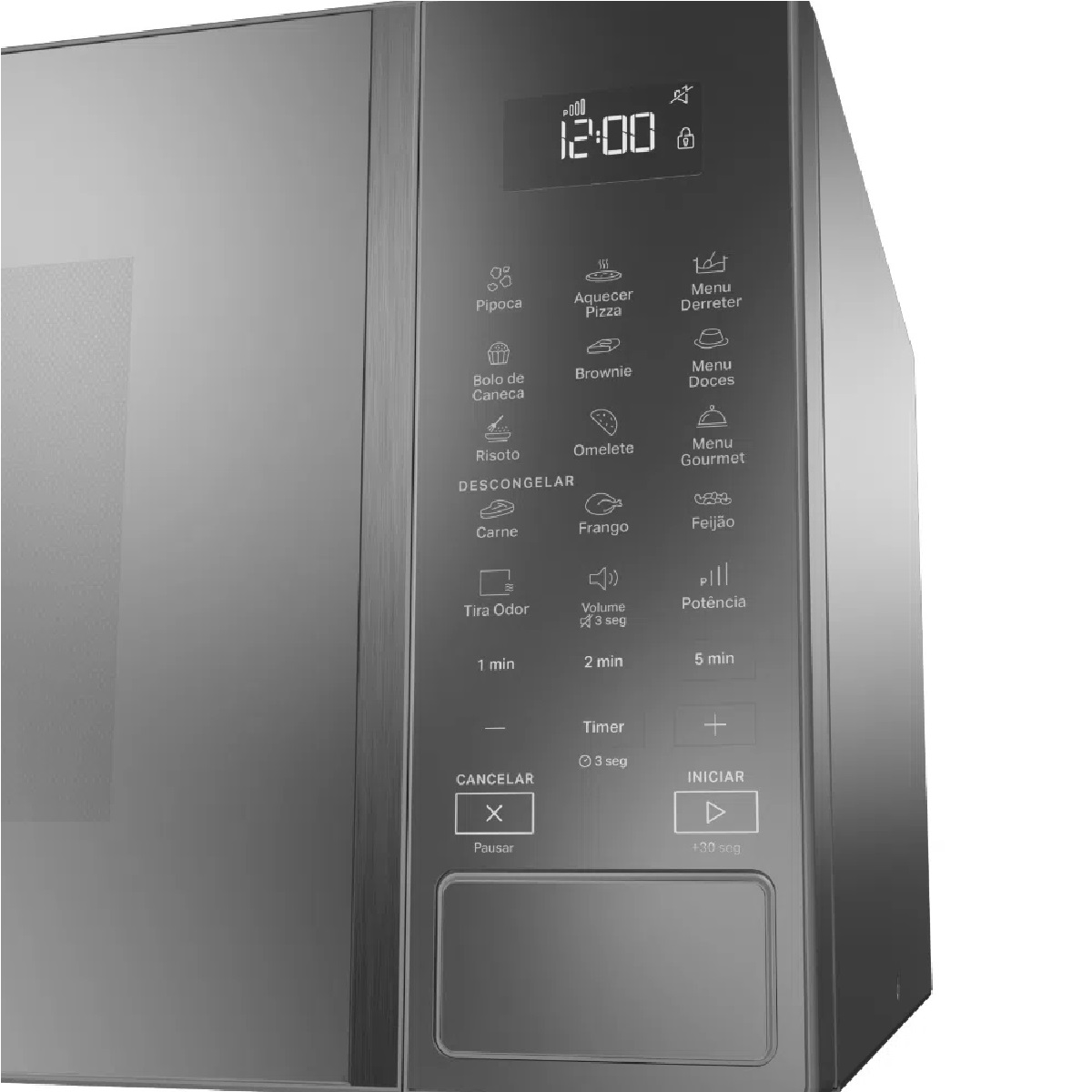 Micro-ondas Bratemp 32 Litros Espelhado Inox 220V BMS46, , large image number 2