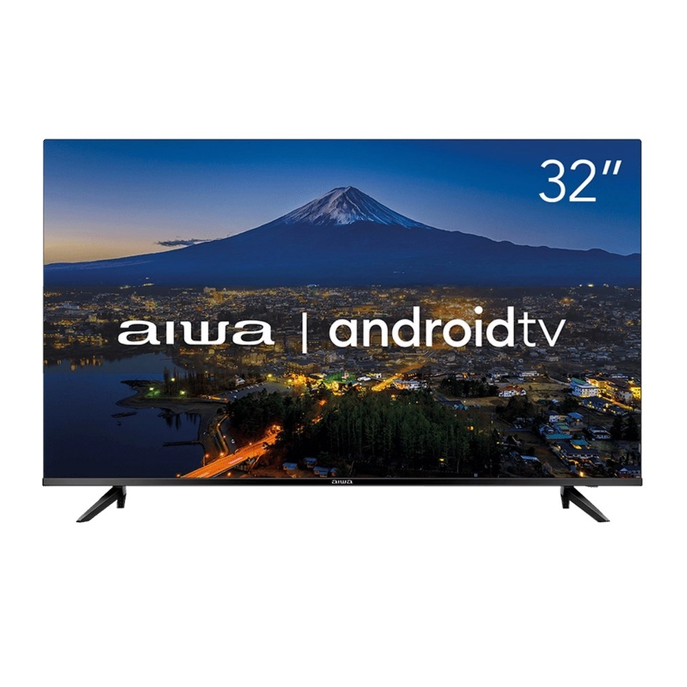 Smart TV 32 Polegadas Aiwa HD Android Borda Ultrafina 2 HDMI 2 USB Quad Core BL02