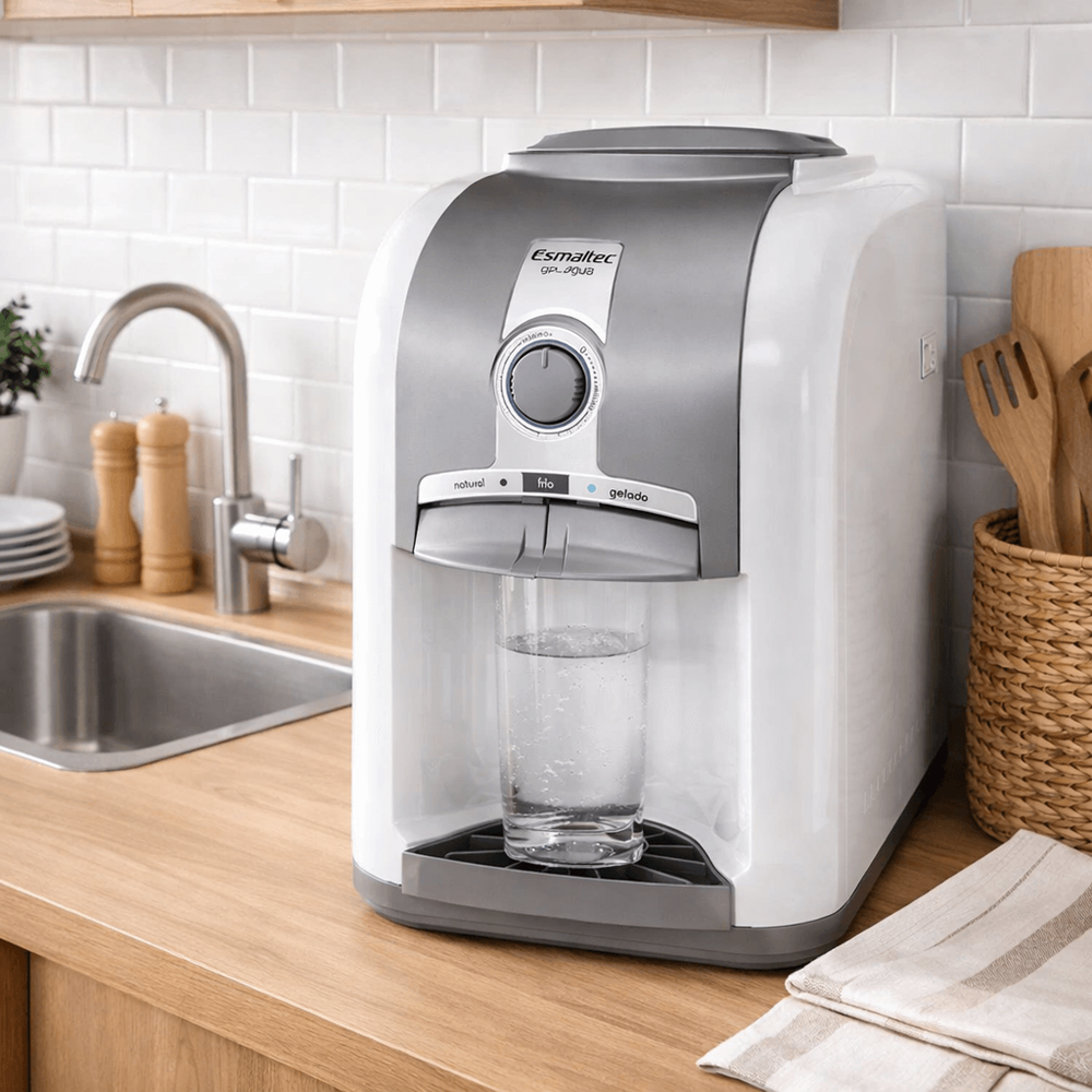 Bebedouro de &Aacute;gua Esmaltec de Mesa Branco 220V EGM30, Branco, large image number 3