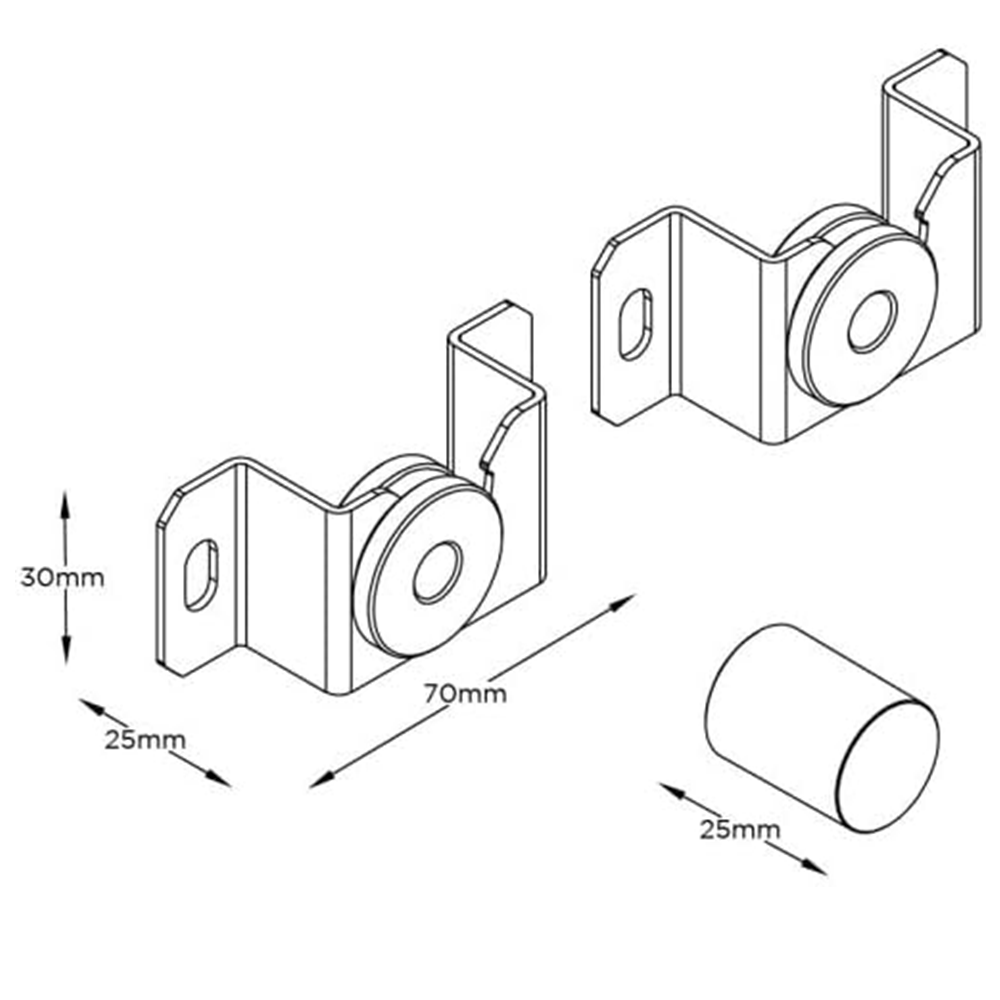 Suporte Universal de Parede ELG para TVs de 10" a 100" At&eacute; 100 kg, , large image number 3