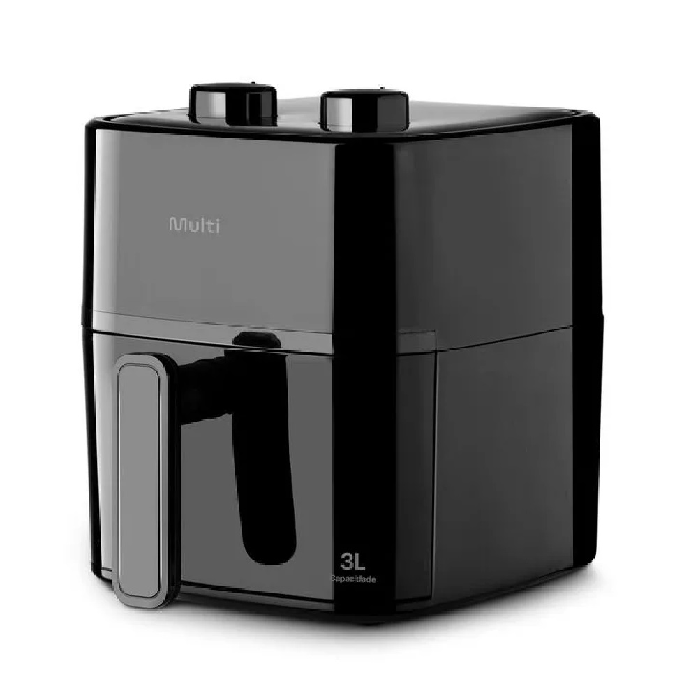 Fritadeira El&eacute;trica Air Fryer Multi Sem &Oacute;leo 3 Litros Preta 1200W 220V GO251, , large image number 2