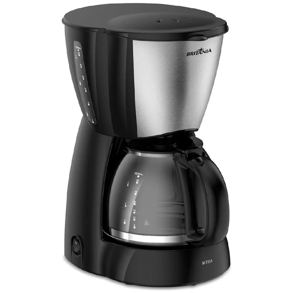 Cafeteira Britânia BCF32A 30 Xícaras Preta 800W 220V, , large image number 2