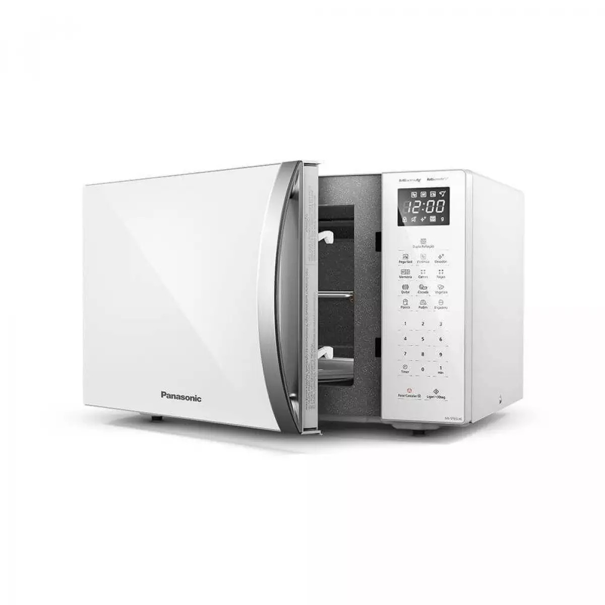 Micro-ondas Panasonic 34 Litros Branco 220V ST65, , large image number 1