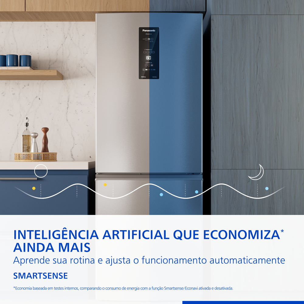 Geladeira Frost Free Panasonic 2 Portas Aço Escovado 460L 220V BB64PV1XB Inverse e Inverter, , large image number 6