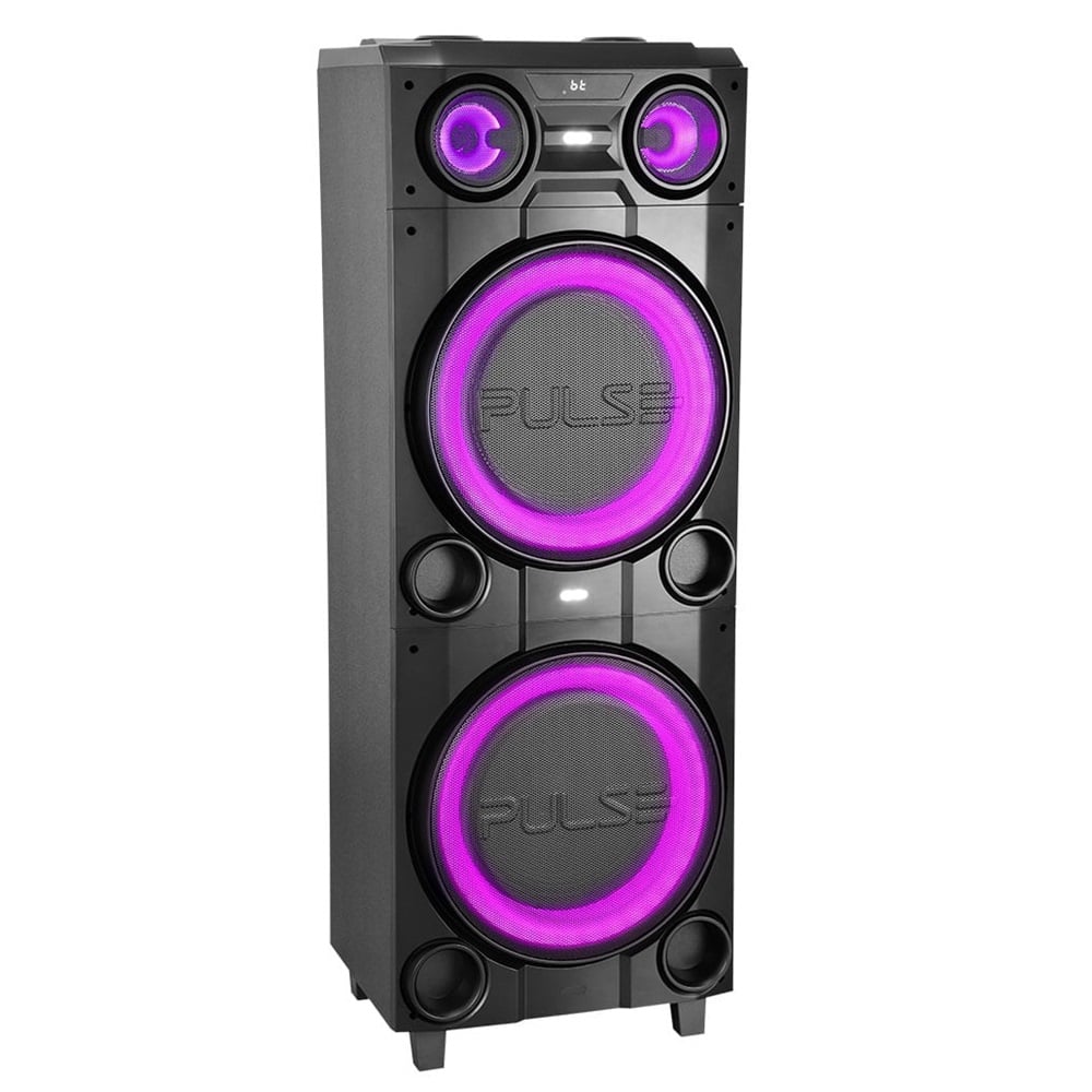 Caixa de Som Pulse Torre Bluetooth 2500W Bivolt Double 10 SP517 LED