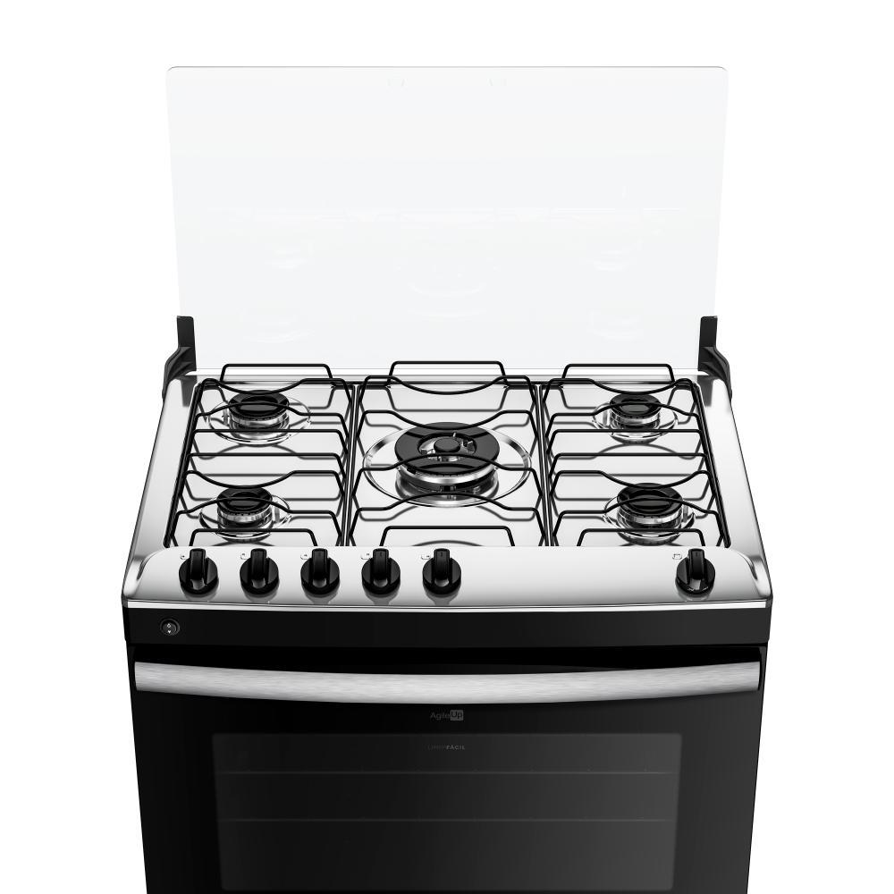 Fogão 5 Bocas Atlas Mesa de Inox Preto Bivolt Agile, , large image number 2