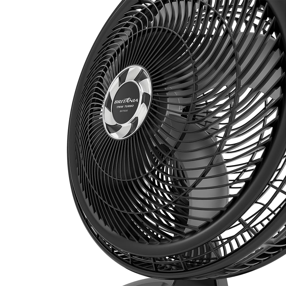 Ventilador de Mesa Britânia 47 cm 6 Pás 2 em 1 176W 220V BVT500 Maxx Force Preto, , large image number 5