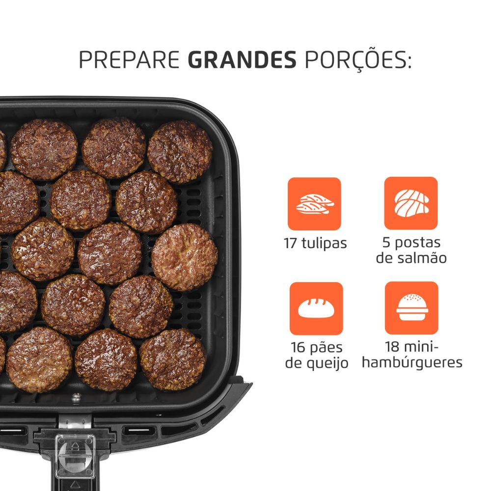 Fritadeira Elétrica Air Fryer Mondial Sem Óleo 5 Litros 220V AFN50 , , large image number 2