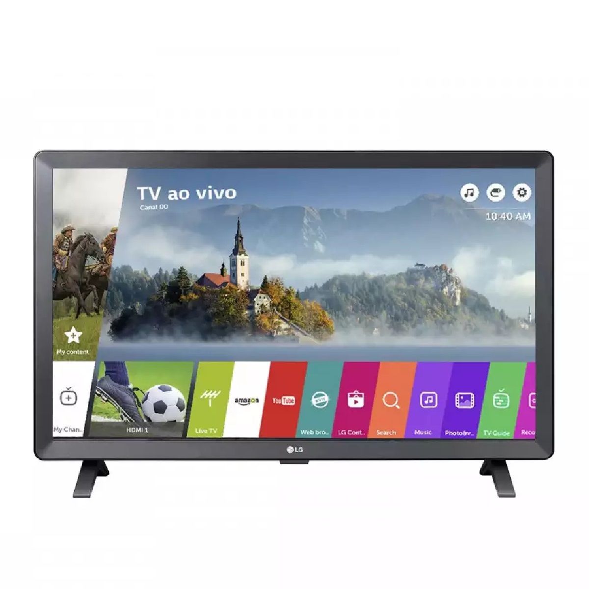 Smart TV 23,5 Polegadas LG LED Wifi 2 HDMI 24TL520S, , large image number 0