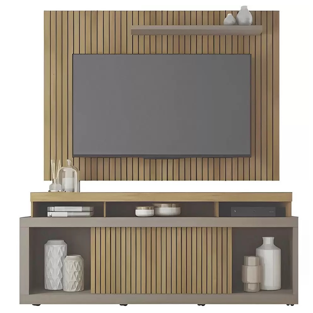 Rack com Painel para Tv até 70 Polegadas Buriti Caemmun New Oscar, , large image number 0