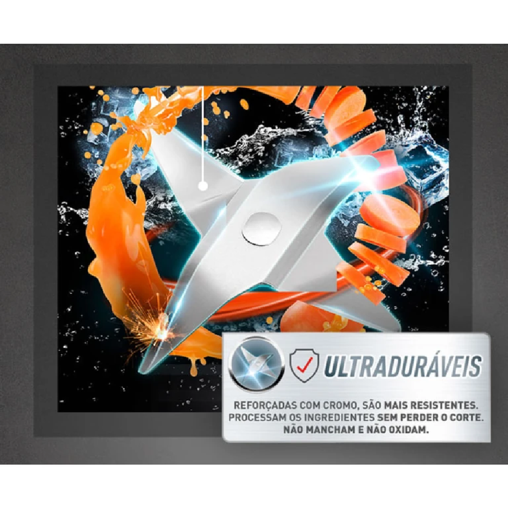 Liquidificador Arno Preto 3 Velocidades + Pulsar 2,4 Litros 700W 220V LQ19, , large image number 7