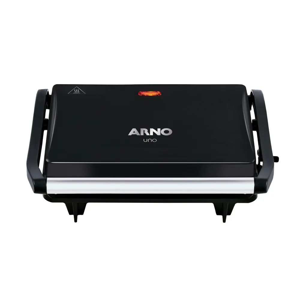Sanduicheira Grill Arno Compact 220V Antiaderente Preta 850W GPTO