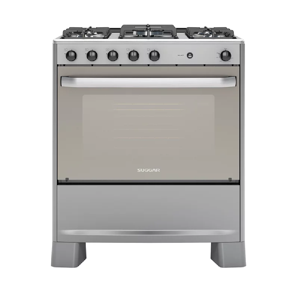 Fogão 5 Bocas Suggar Mesa de Inox Prata Bivolt FGISL510 PRIX, , large image number 1