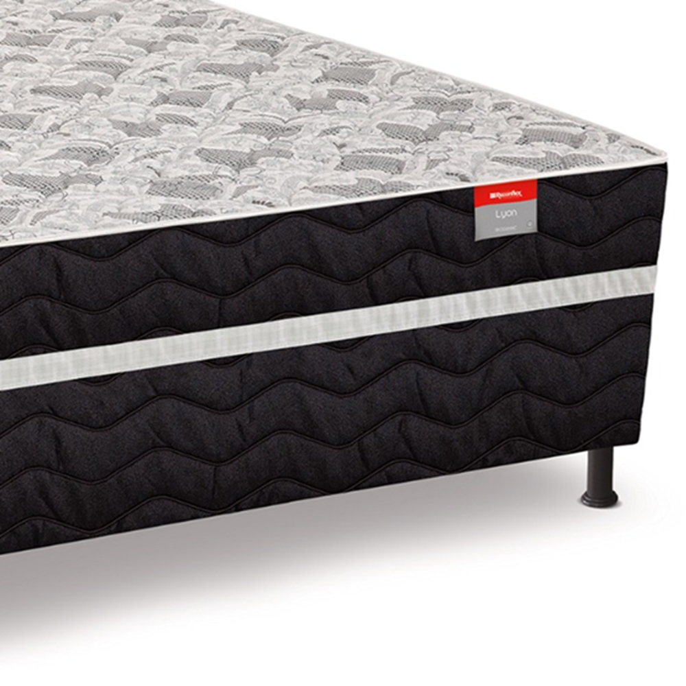 Cama Box Conjugada Casal Espuma D28 Lyon 188x138x55 cm Reconflex, , large image number 2