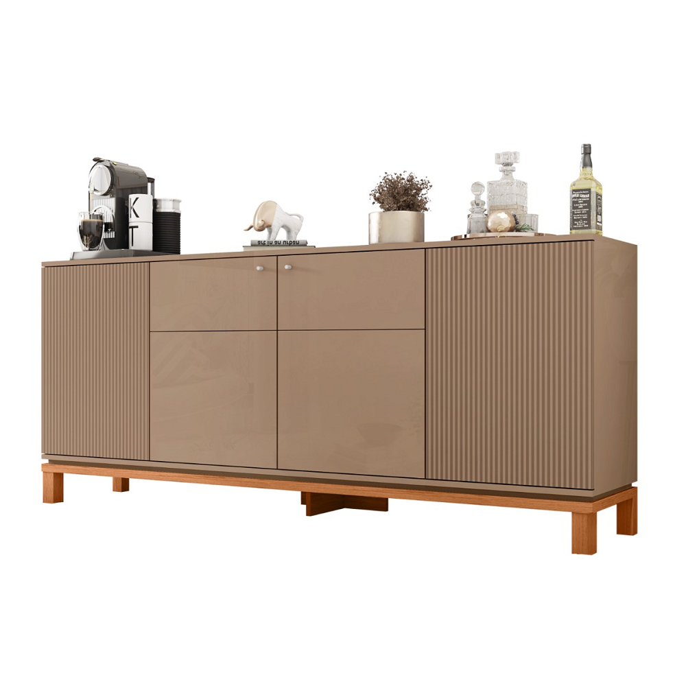 Buffet Caemmun 4 Portas Mondrian 179 cm Sued MR/Freij&oacute;