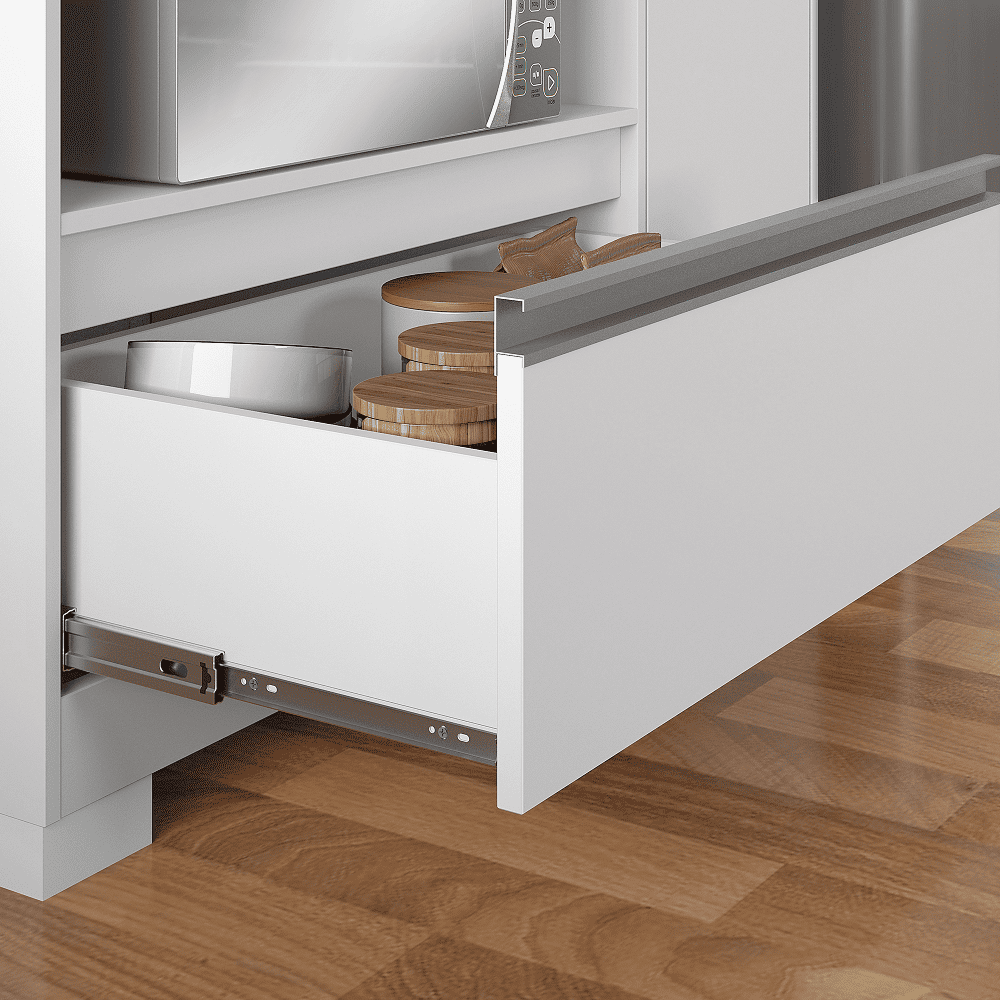 Balc&atilde;o De Cozinha Para Cooktop E Forno 1 Porta 1 Gaveta Branco NT3050 Not&aacute;vel, , large image number 3