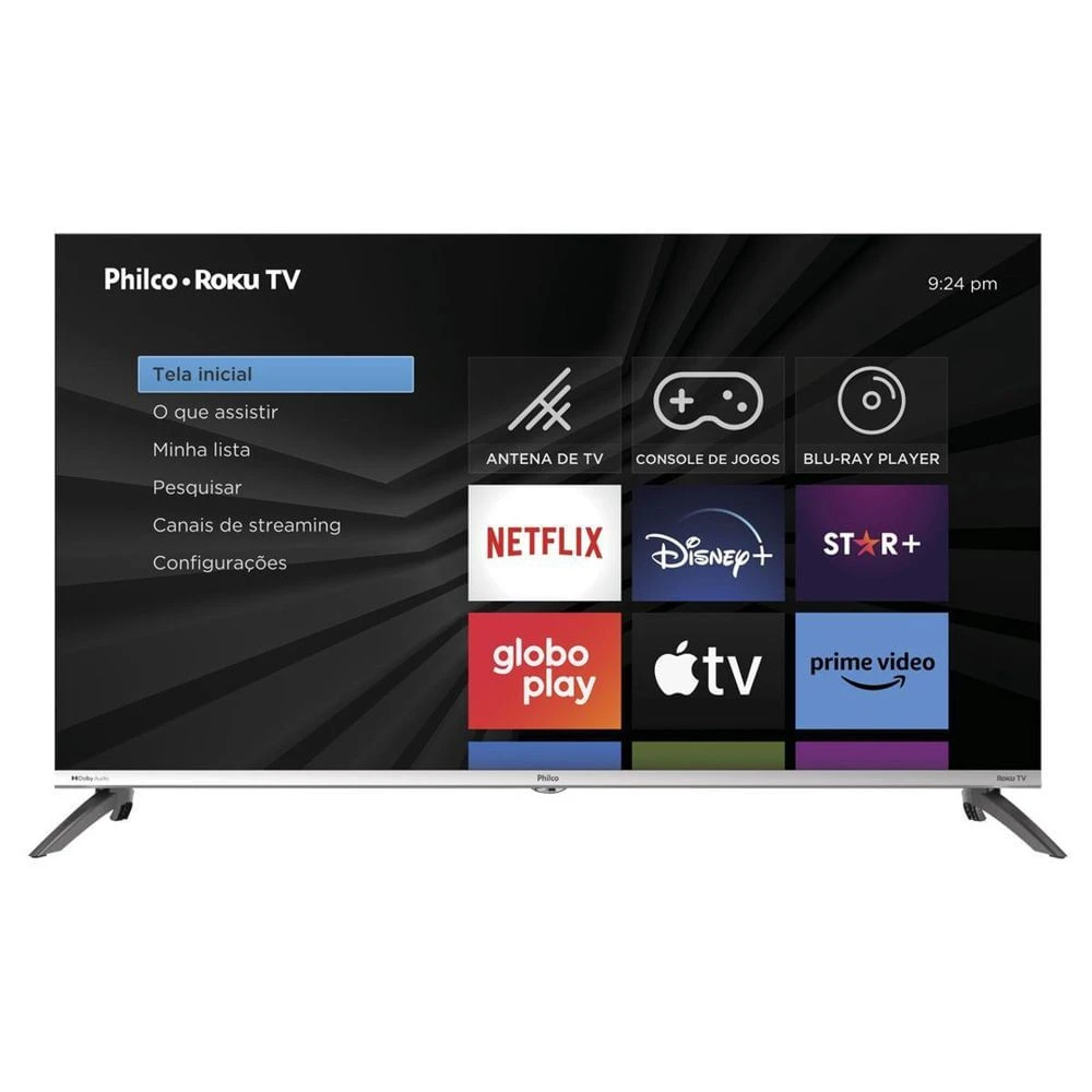Smart TV 42 Polegadas Philco FHD LED Roku Dolby Áudio 3 HDMI 2 USB PTV42M9GR2CMB, , large image number 1