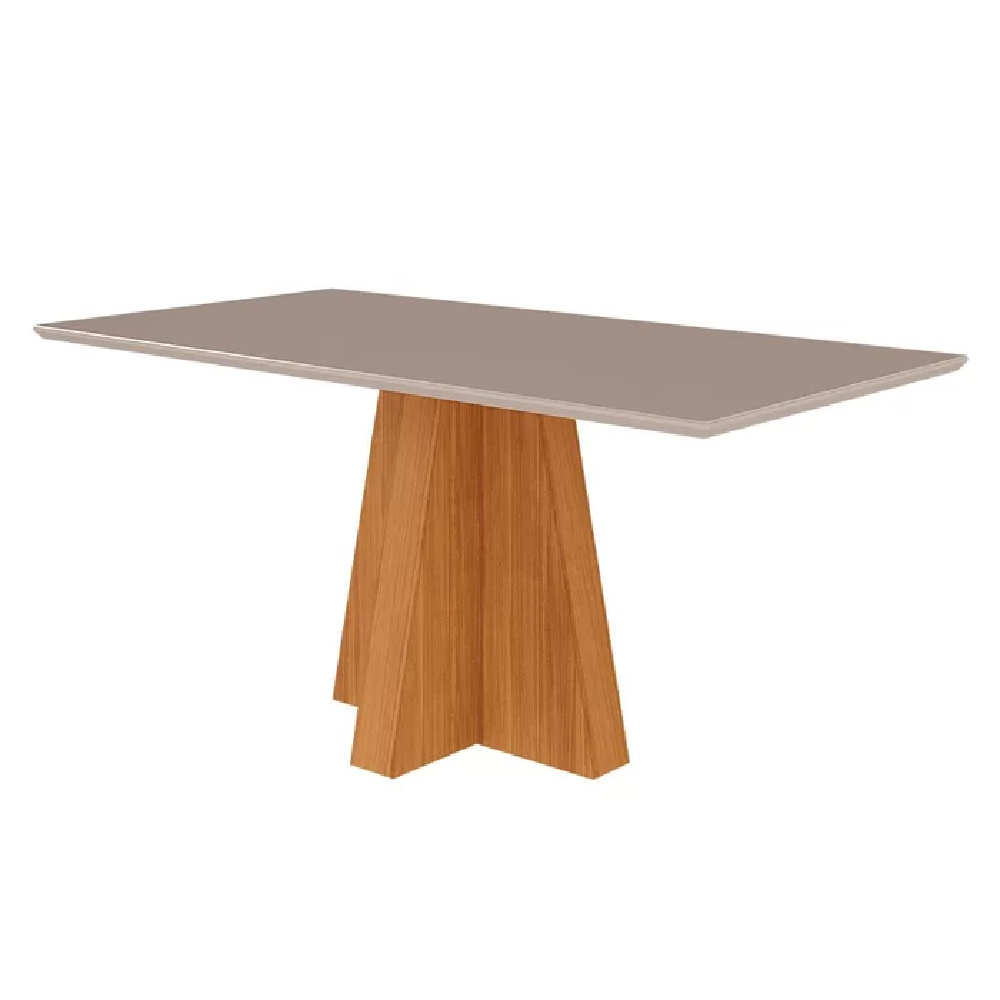 Conjunto Mesa Sala de Jantar Retangular 6 Cadeiras Maia Cimol Patricia, , large image number 1