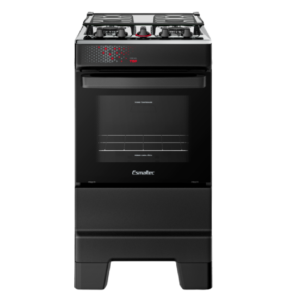 Fogão 4 bocas Esmaltec Mesa de Inox Titânio Ideal Top T4IAT 4122, , large image number 1