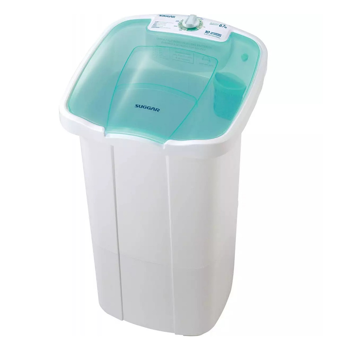 Tanquinho de Lavar Roupas Suggar 6,7kg 220v Aleluia - Branco, , large image number 0