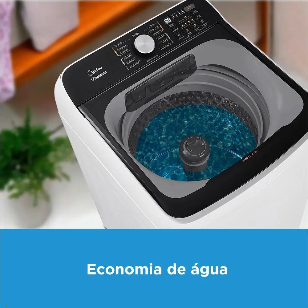 Máquina de Lavar Roupas Midea 13kg 220V Wave Agitator MA512W130AWK-05 Branca, , large image number 3