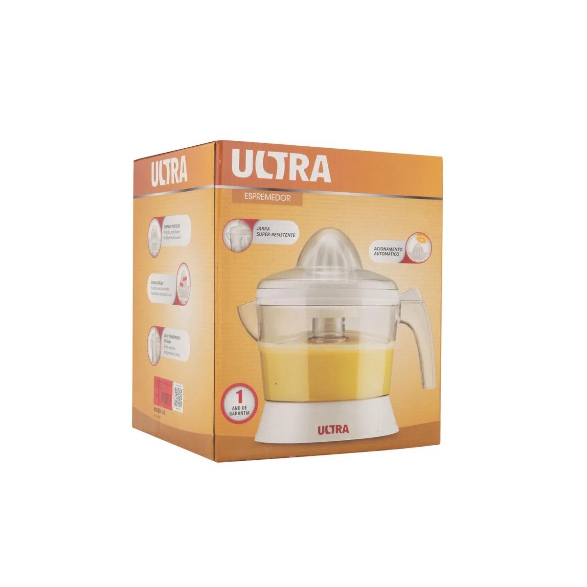 Espremedor de Frutas Elétrico Mondial Branco 740ml 220V E03, , large image number 2