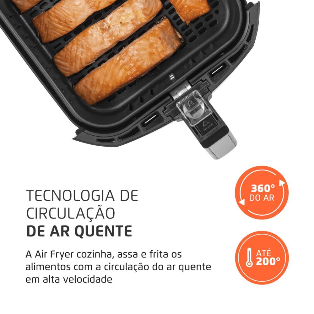 Fritadeira Elétrica Air Fryer Mondial Sem Óleo 5 Litros 220V AFN50 , , large image number 4