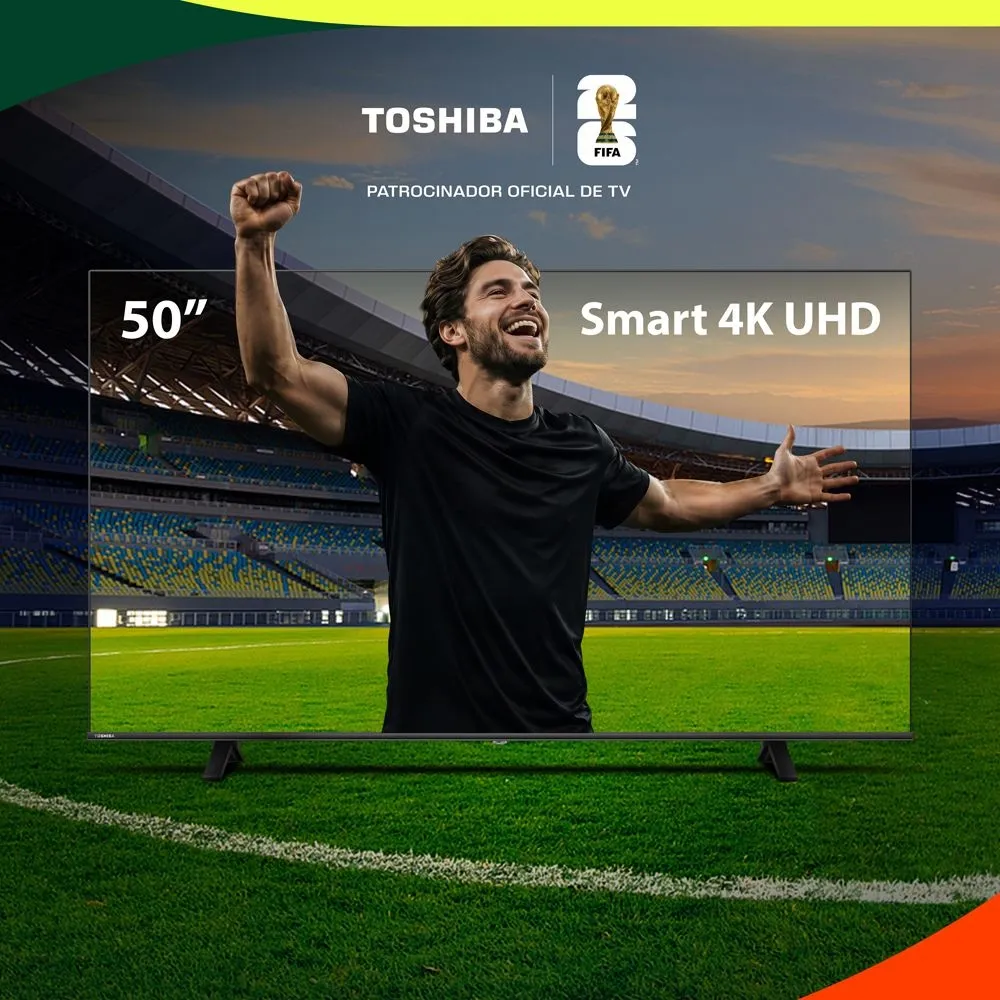 Smart TV 50 Polegadas Toshiba DLED 4K Wi-Fi VIDAA 3 HDMI 2 USB 50C350NS TB029M, , large image number 2