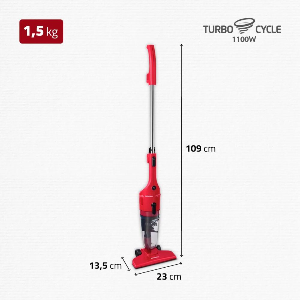 Aspirador de Pó Vertical 2 em 1 Mondial Turbo Cycle 1100W 220V AP36, , large image number 7
