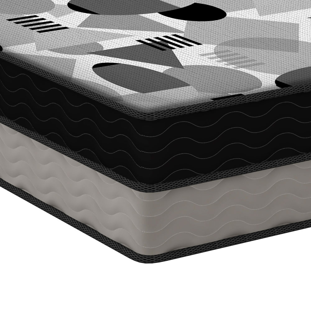 Colch&atilde;o Casal ISO Dupla Face Espuma D-28/33 + Placa EPS 138x188x20cm Ortobom, , large image number 2