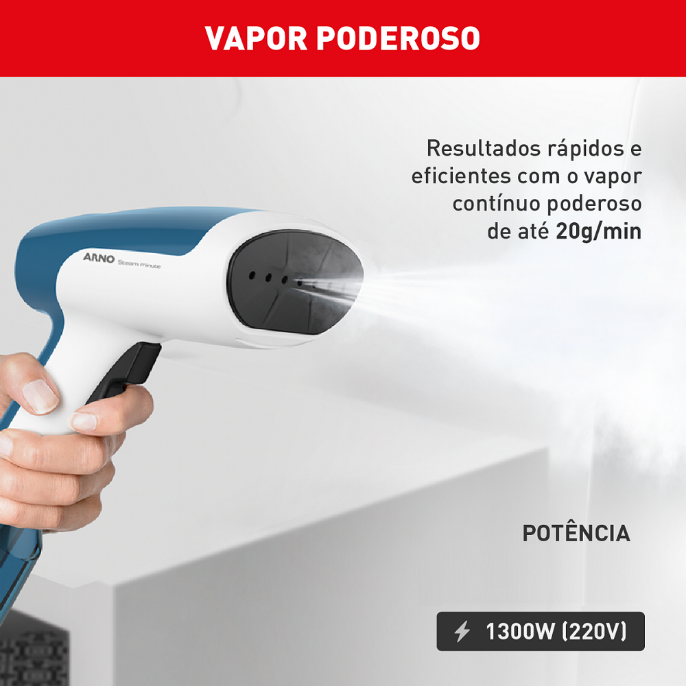 Vaporizador Arno Steam Minute Higiena Azul 1300W 220V HS61, , large image number 2