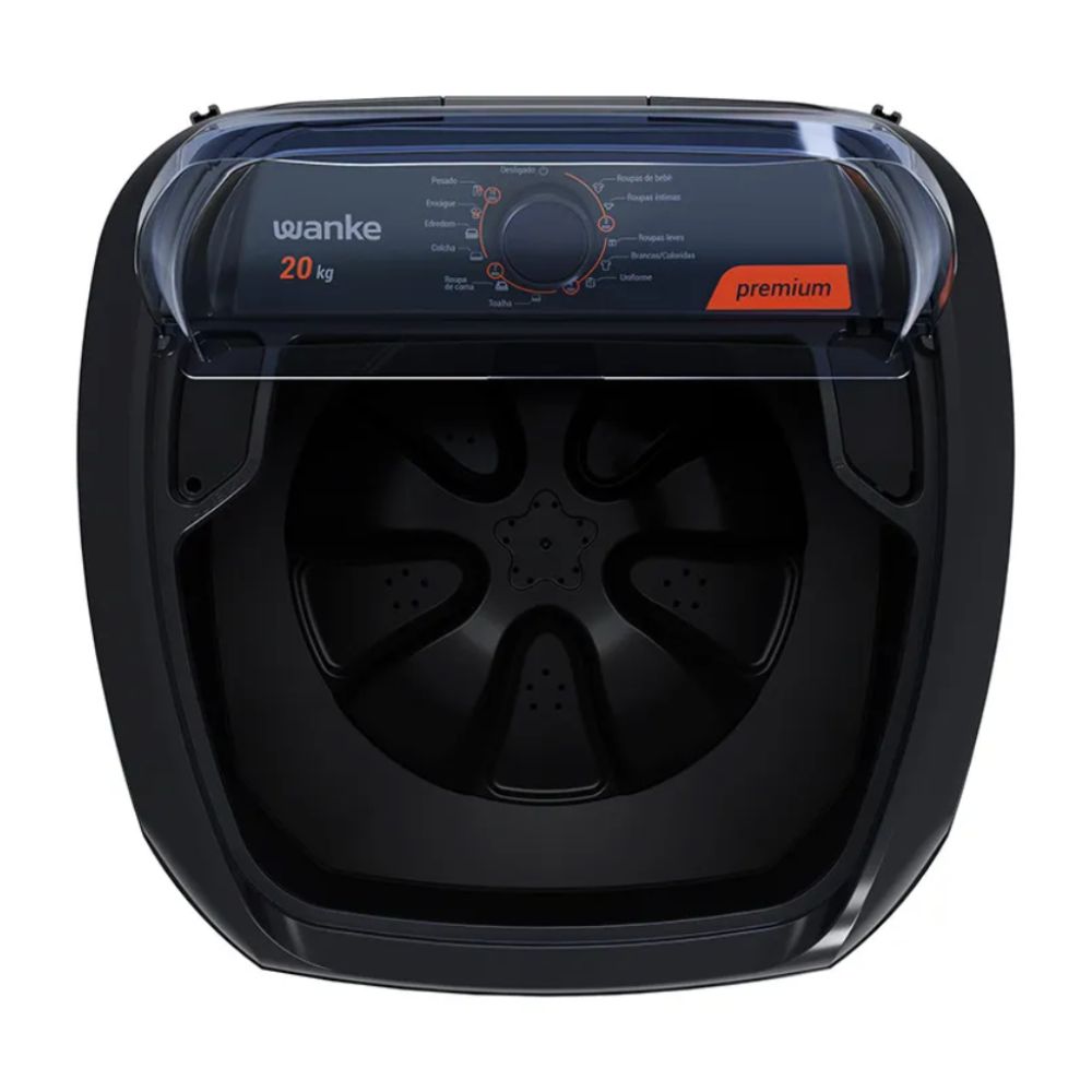 Tanquinho de Lavar Roupas Wanke 20kg 220v LWBE201T - Preto, , large image number 5