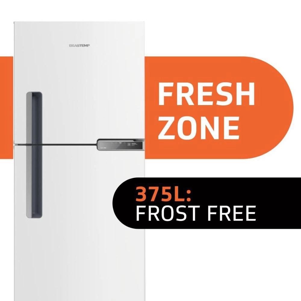 Geladeira Frost Free Brastemp 2 Portas Branca 375L 220V BRM44HB, , large image number 3